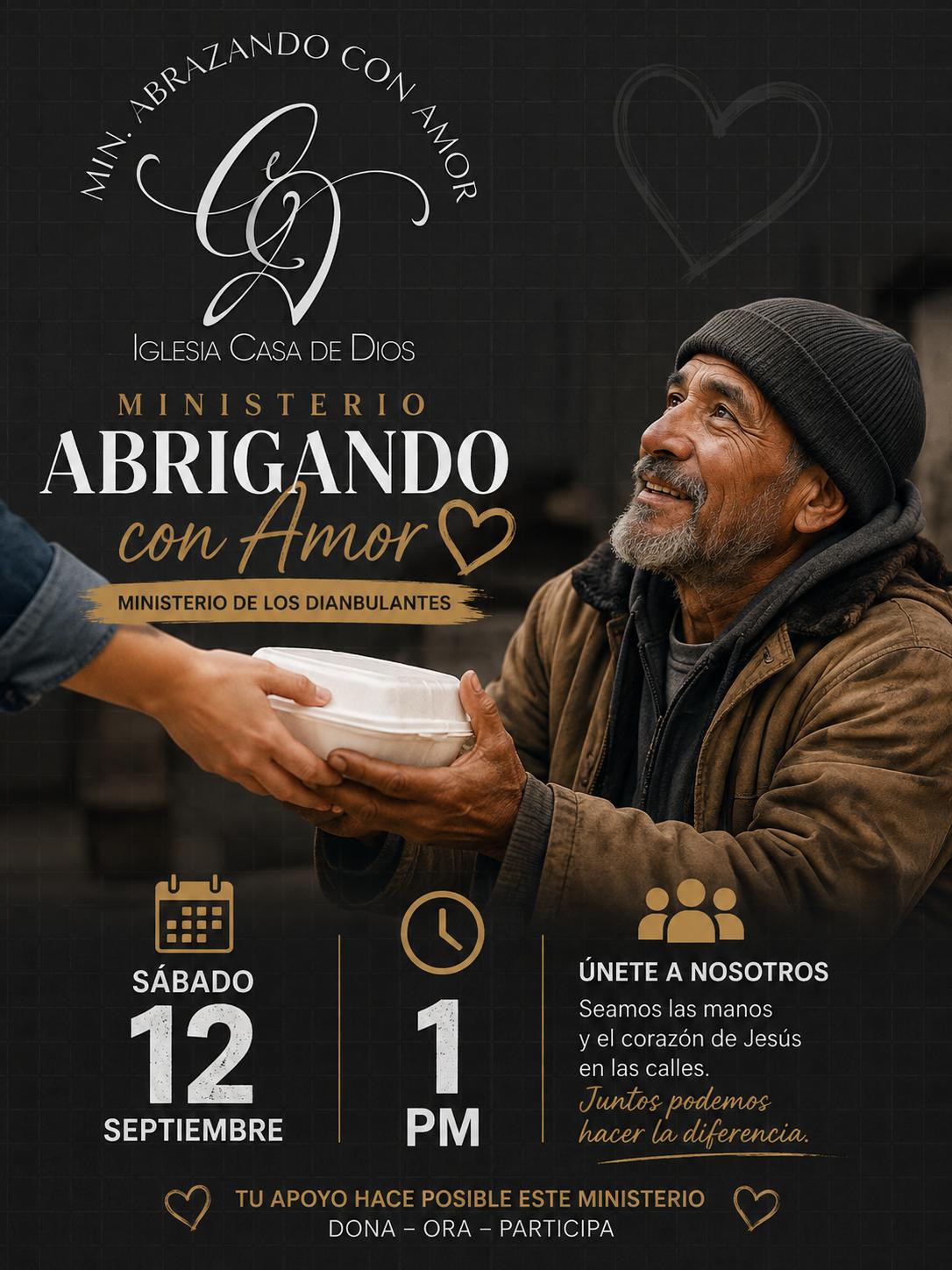 MINISTERIO ABRIGANDO CON AMOR